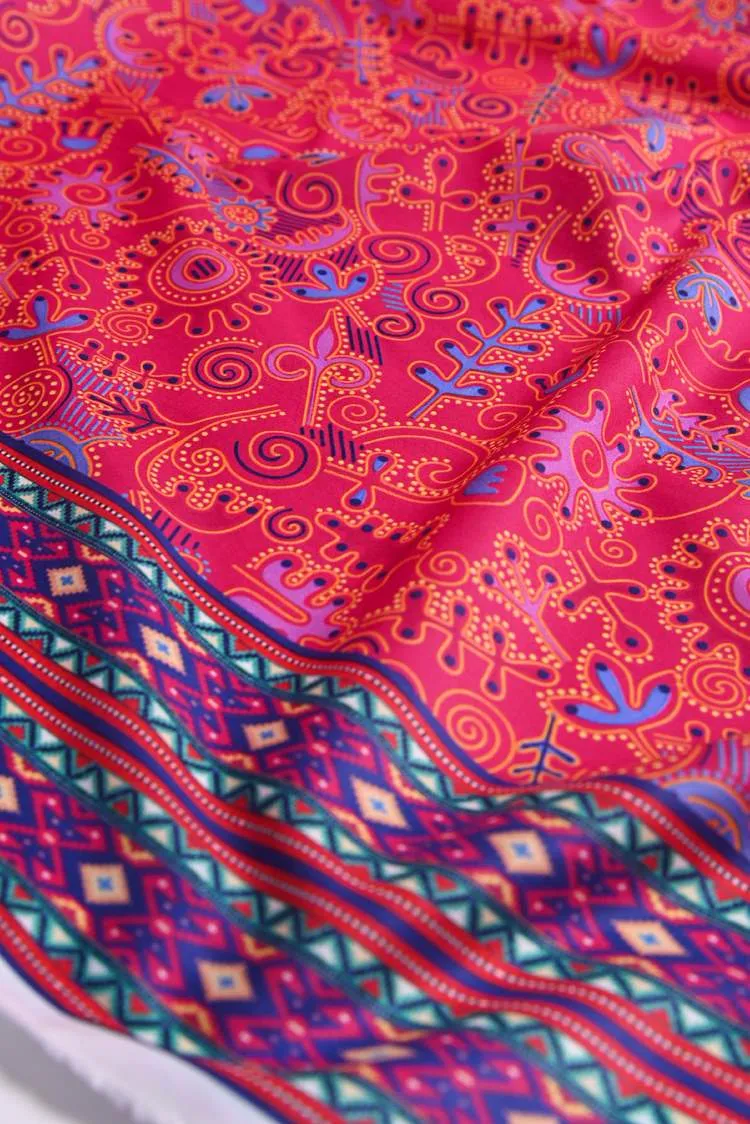 1-PC Kurti Unstitched Cambric Lawn