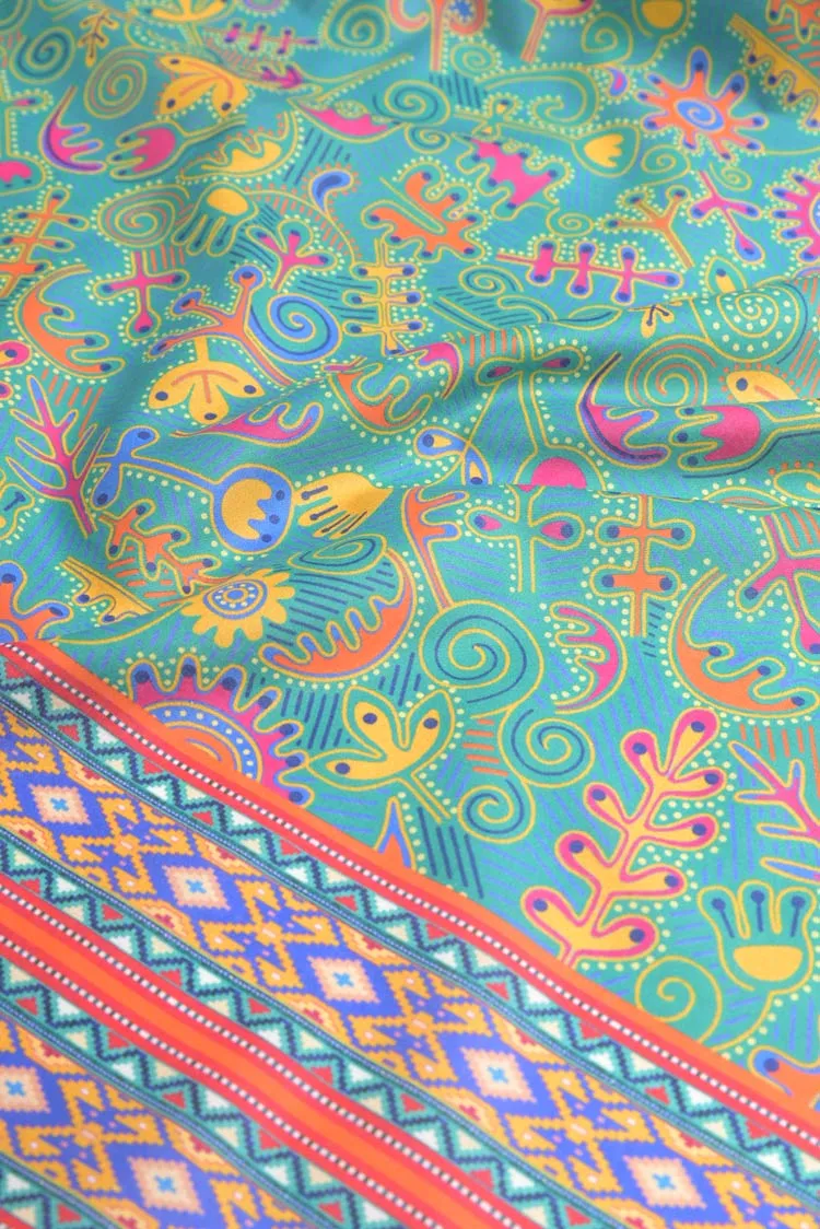 1-PC Kurti Unstitched Cambric Lawn