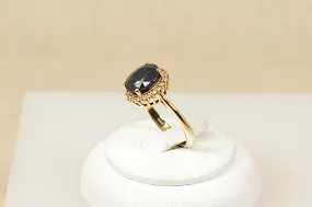 14ct Gold Sapphire & Diamond ‘Diana’ Ring
