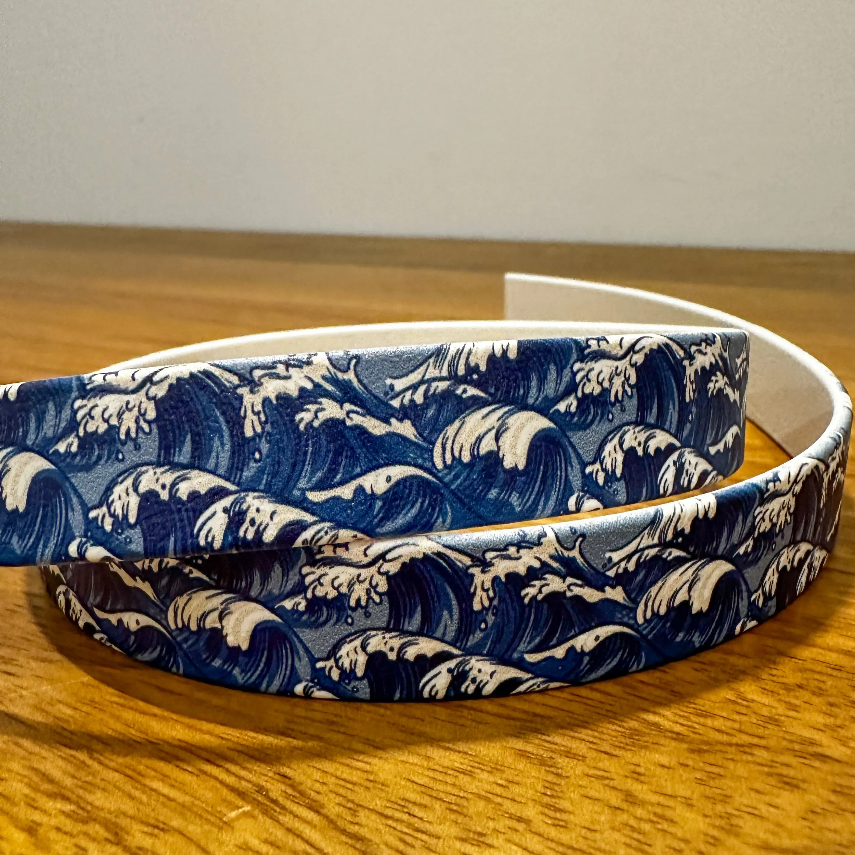 20mm wide printed Walkabout OR Everyday Collar and Custom Tag Set