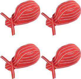 4 Pack Kitchen Cooking Cap, Comfort Breathable Chef Skull Hats for Men Women, Adjustable Working Caps One Size Fit All