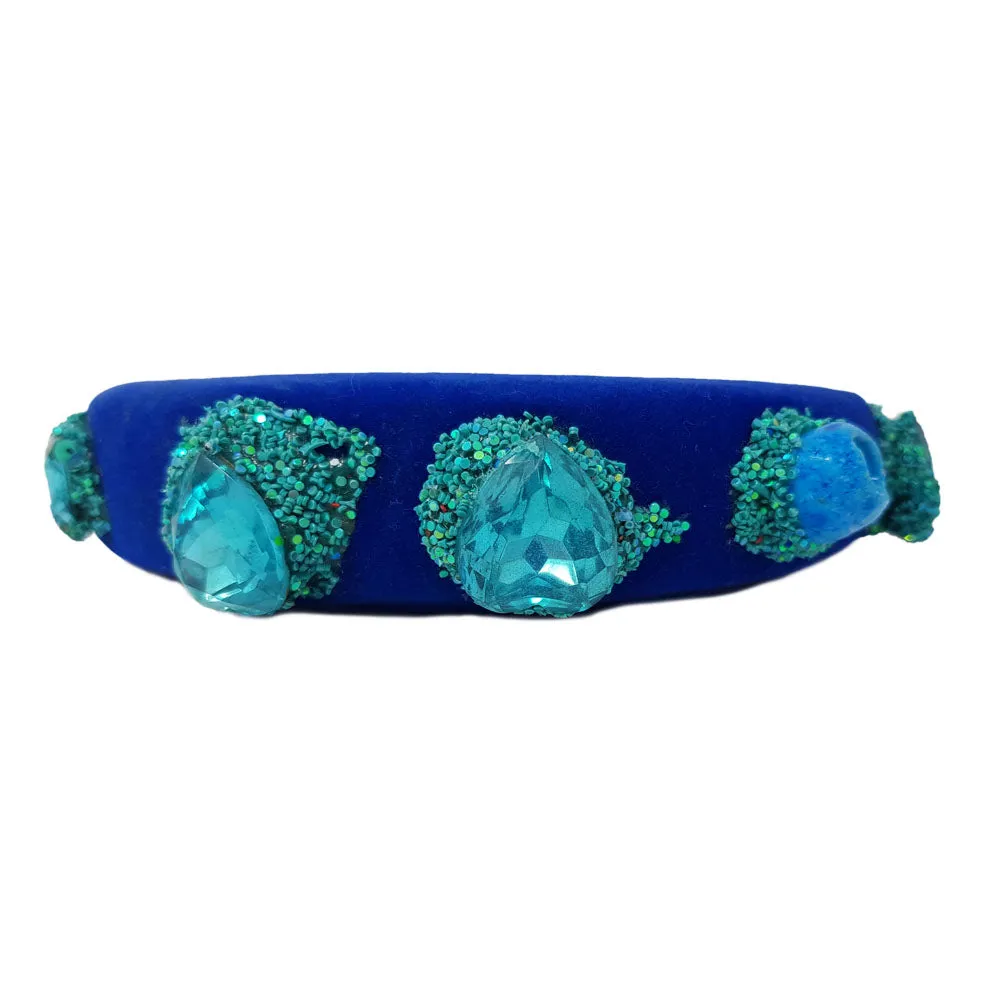 ALICE BAND - TURQUOISE AND BLUE