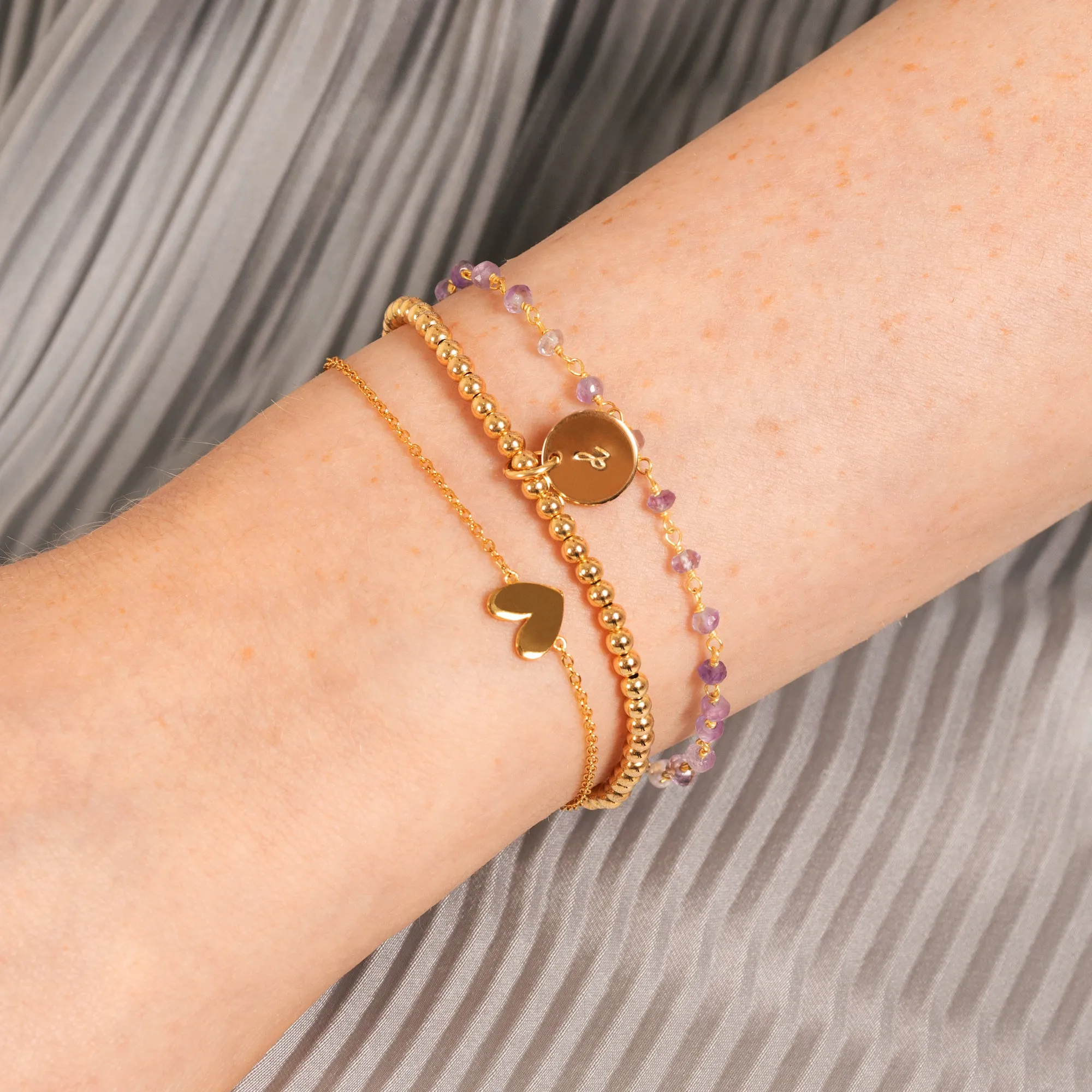 Amethyst Rosary Bracelet