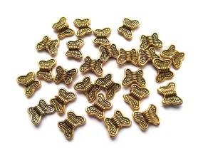Antique Golden Butterfly Spacer Beads