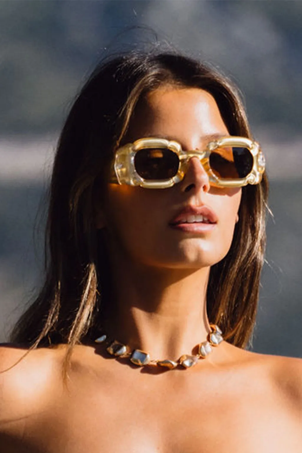 Aries Gold Choker Necklace