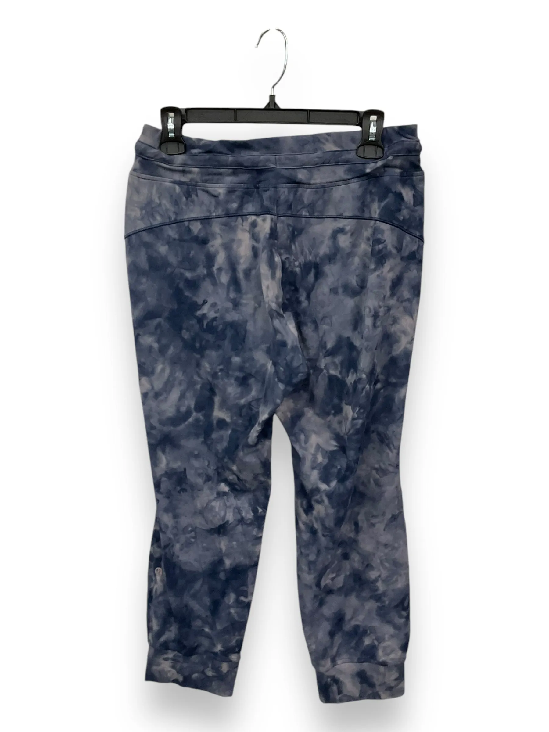 Athletic Capris By Lululemon In Tie Dye Print, Size: M