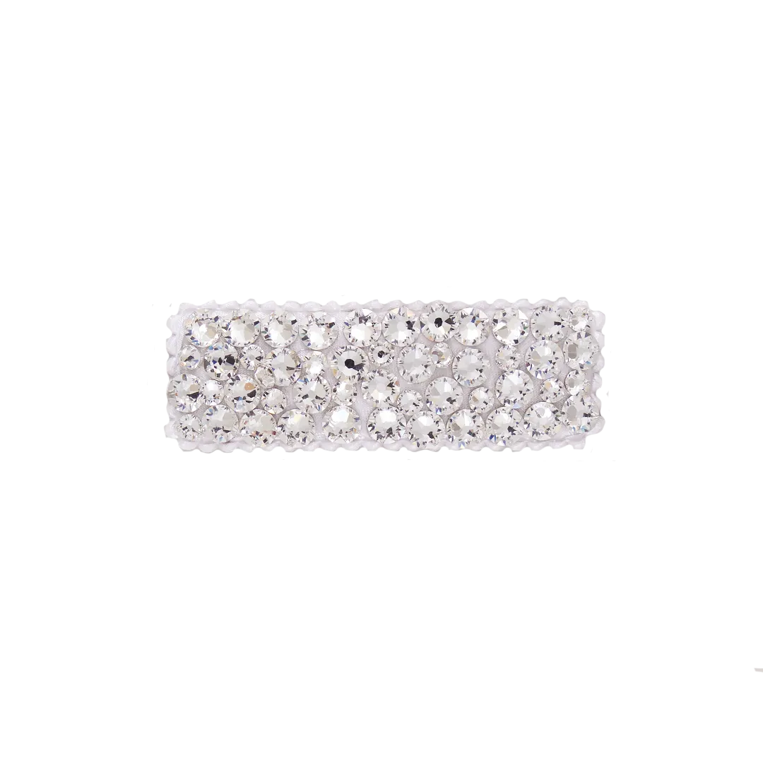 Bari Lynn Crystal Snap Clip - Clear