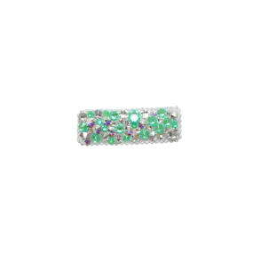Bari Lynn Crystal Snap Clip - Neon Green