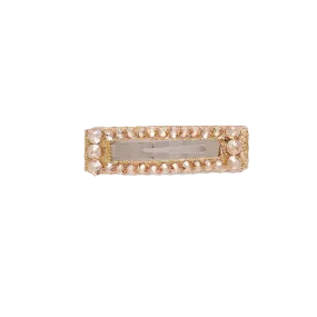Bari Lynn Rectangle Clip - Gold