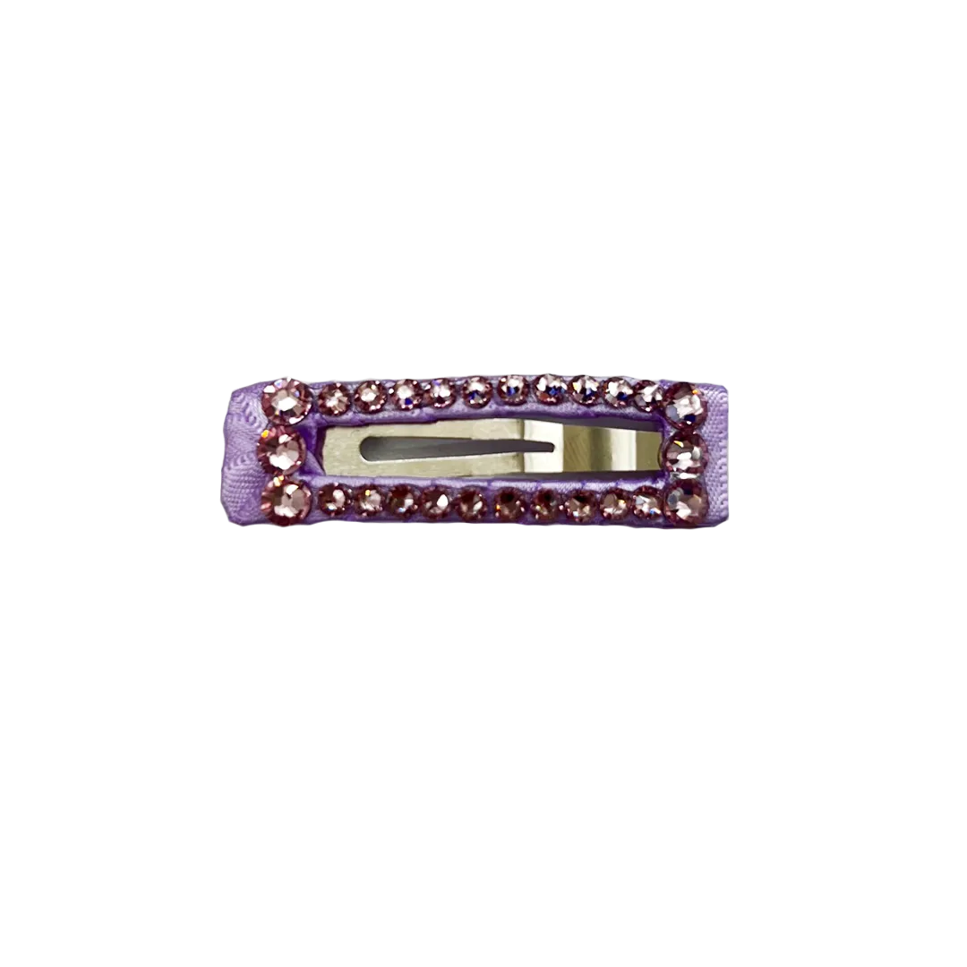 Bari Lynn Rectangle Clip - Lavender