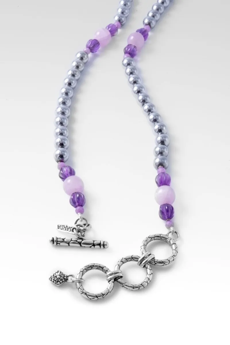 Beaded Hematite Necklace™ in Watermark