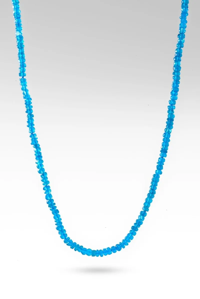 Beaded Neon Apatite Necklace™ in Watermark