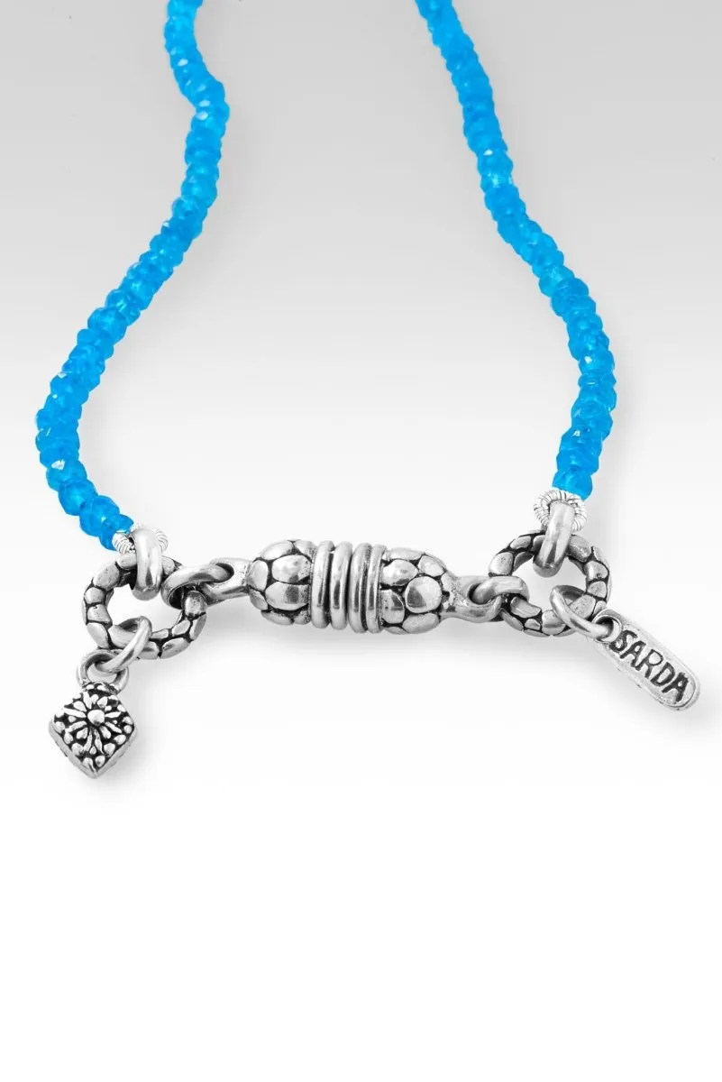Beaded Neon Apatite Necklace™ in Watermark