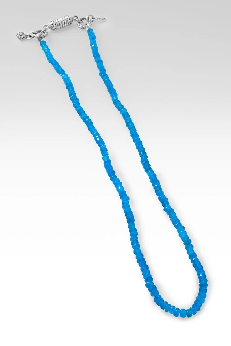 Beaded Neon Apatite Necklace™ in Watermark