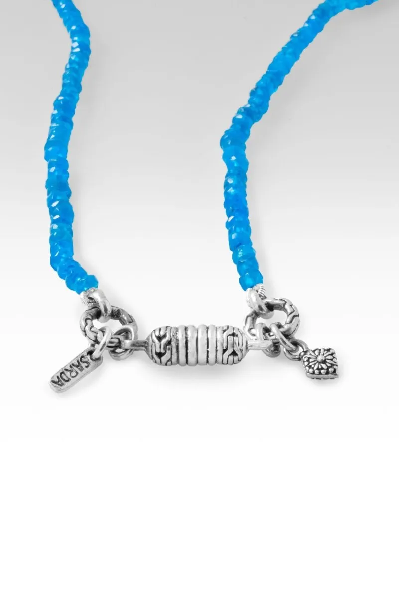 Beaded Neon Apatite Necklace™ in Watermark