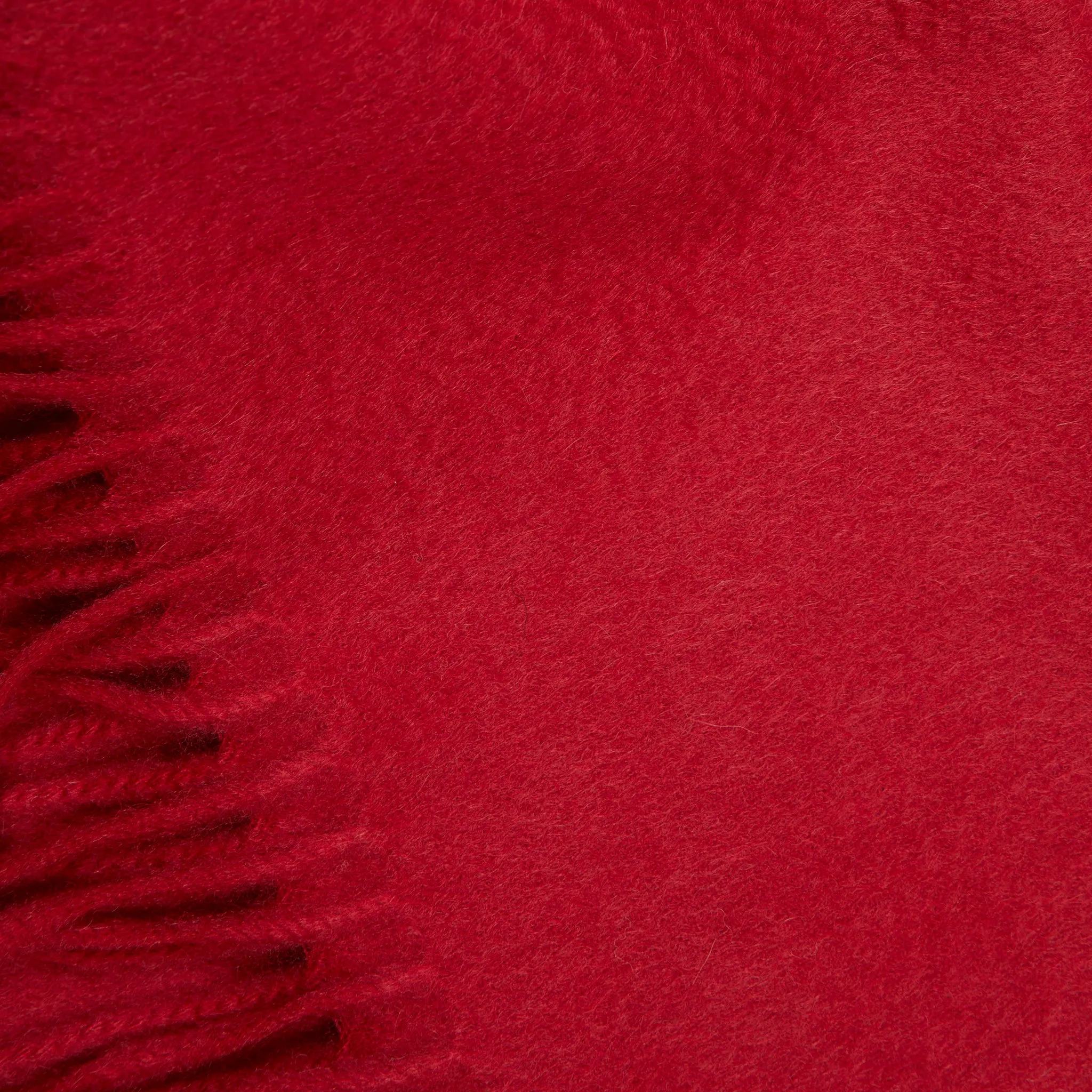 Begg & Co Arran Cashmere Scarf in Carmine