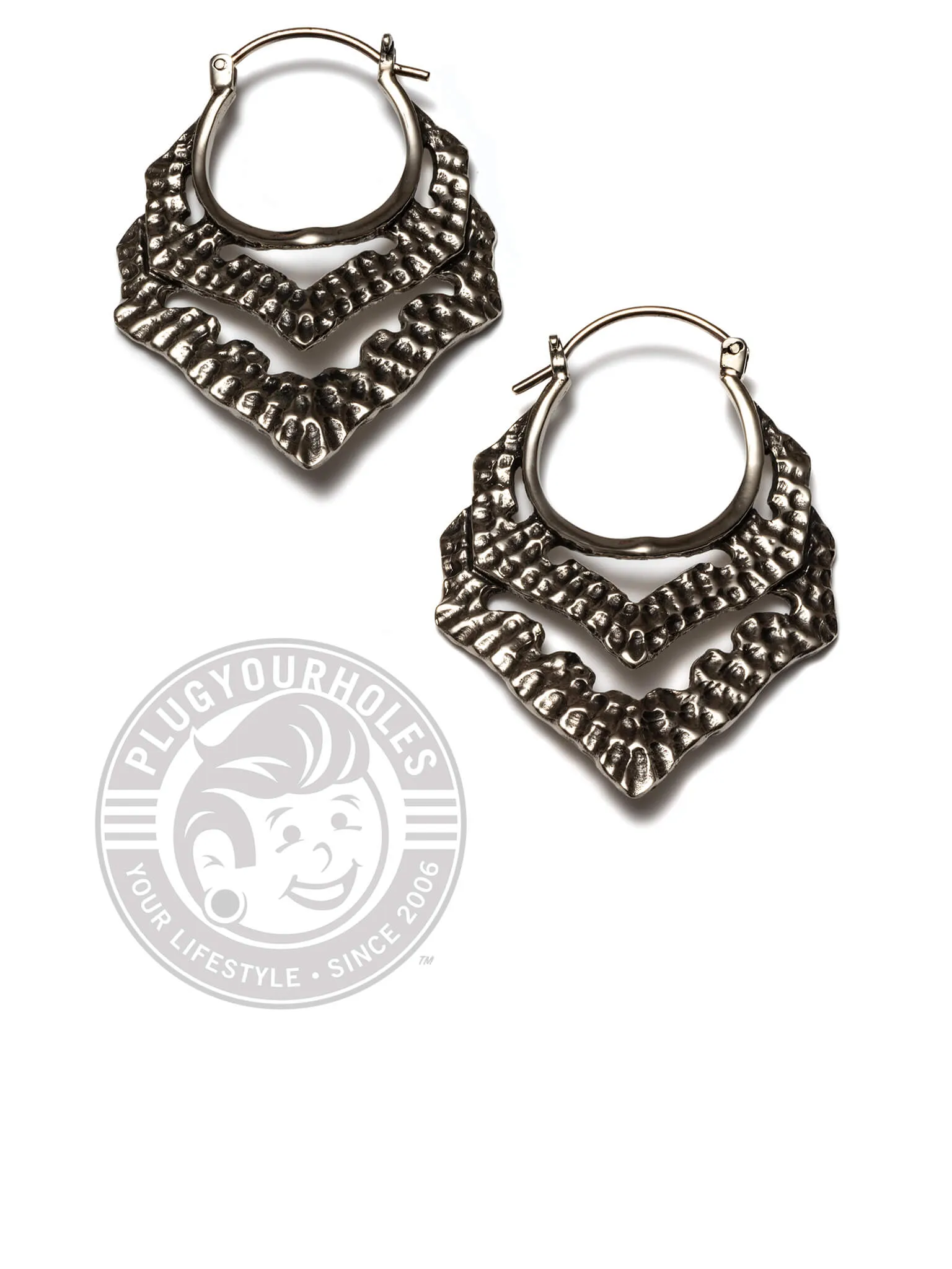 Bellona Brass Hoop Earrings