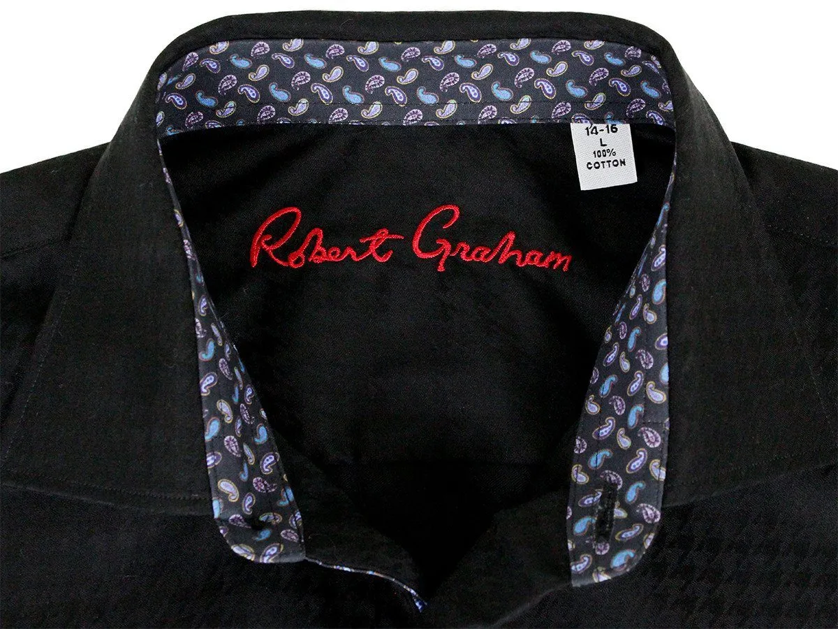 Boy's Sport Shirt 23627 Black