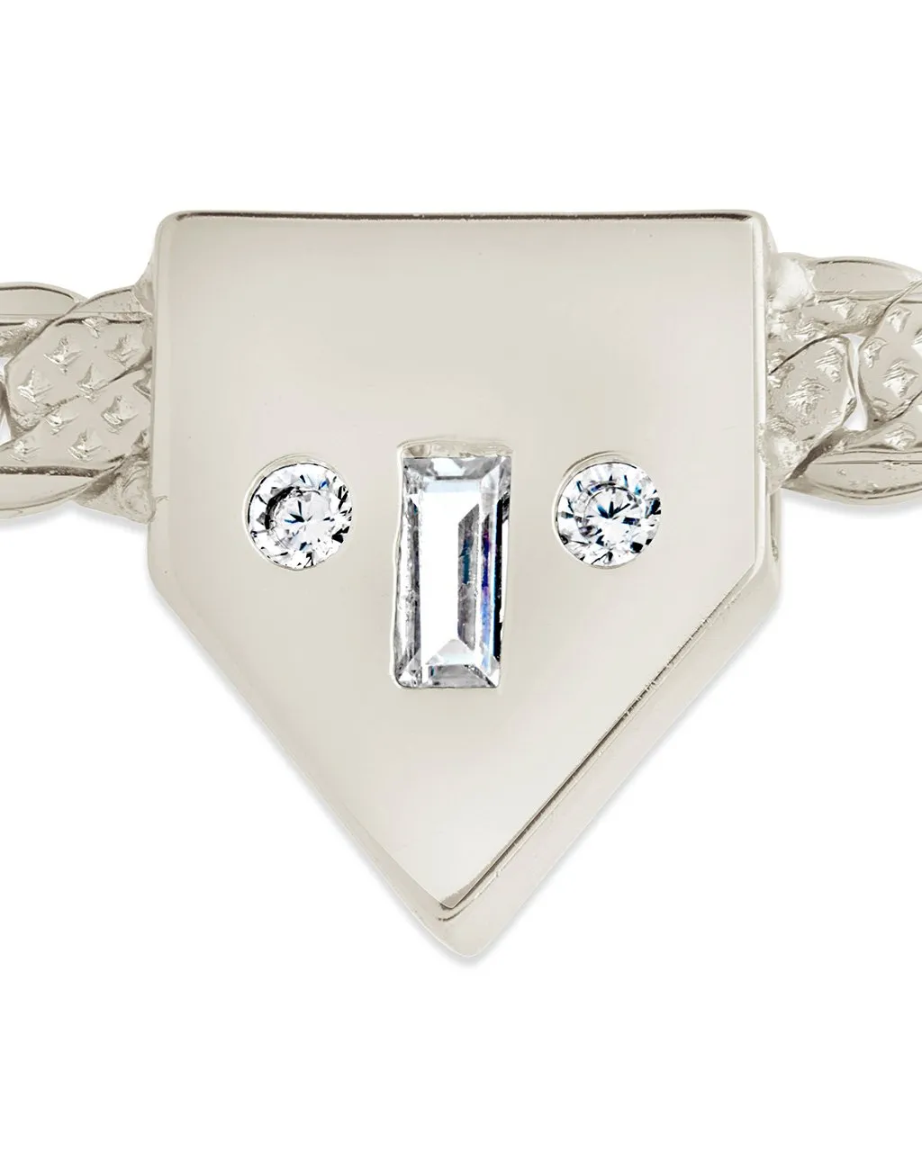 Catherine CZ & Chain Choker Necklace
