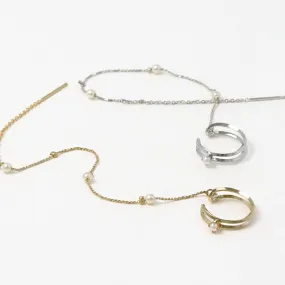Chain Crawler Earring Cuff