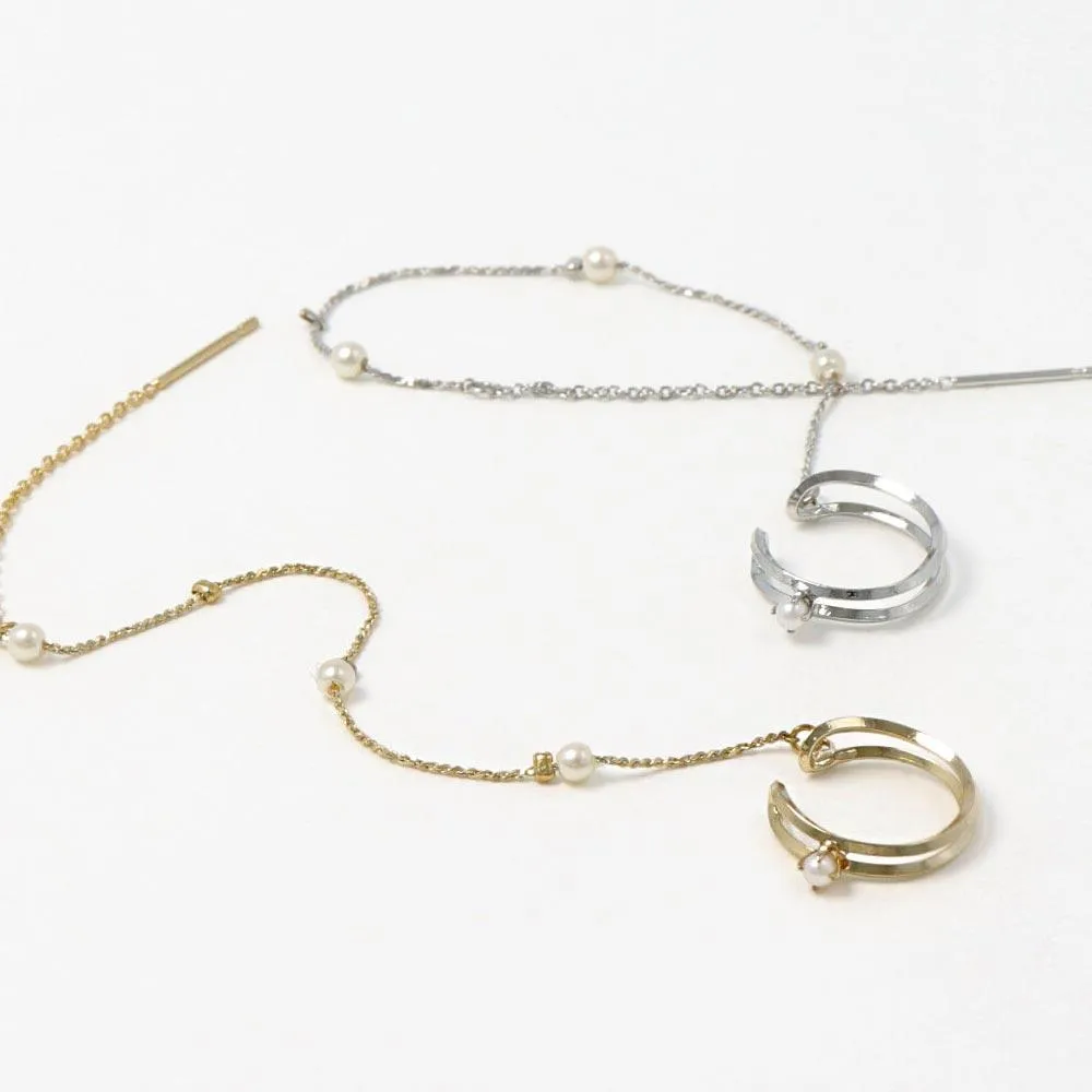 Chain Crawler Earring Cuff