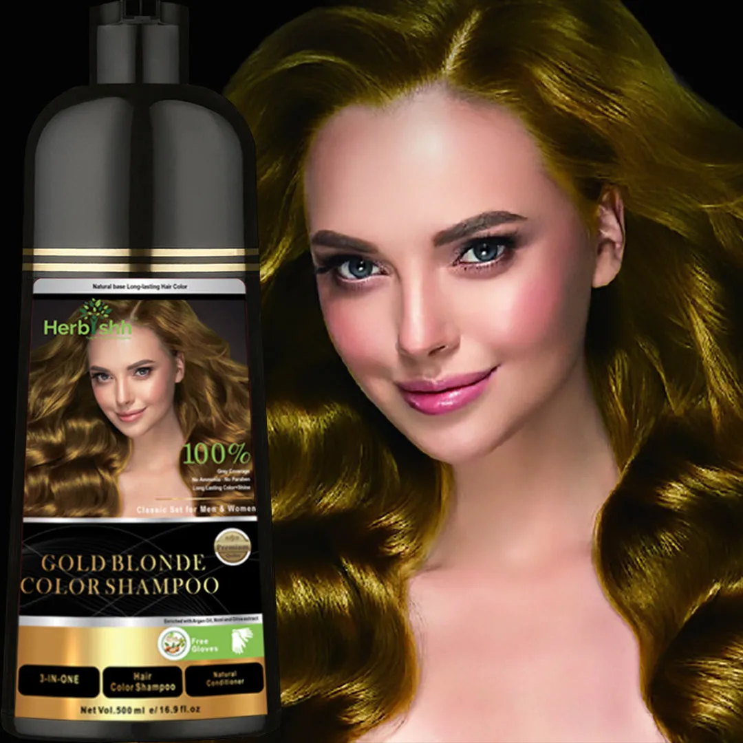(Choose Brown or Black Shades)  1pc Herbishh Color Shampoo