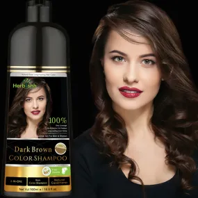 (Choose Brown or Black Shades)  1pc Herbishh Color Shampoo