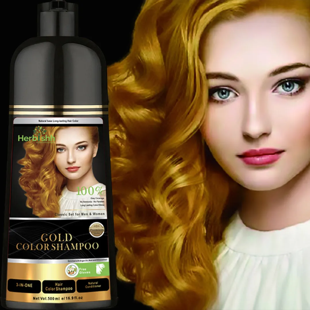 (Choose Brown or Black Shades)  1pc Herbishh Color Shampoo