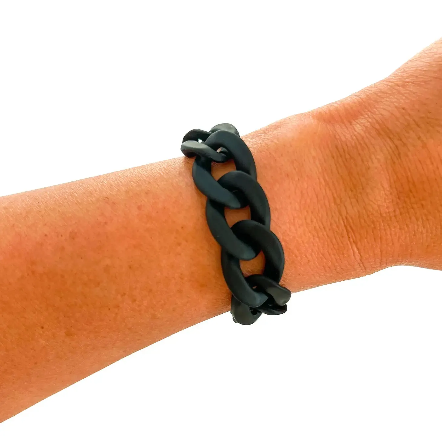 Chunky Acrylic Chain Link Bracelet