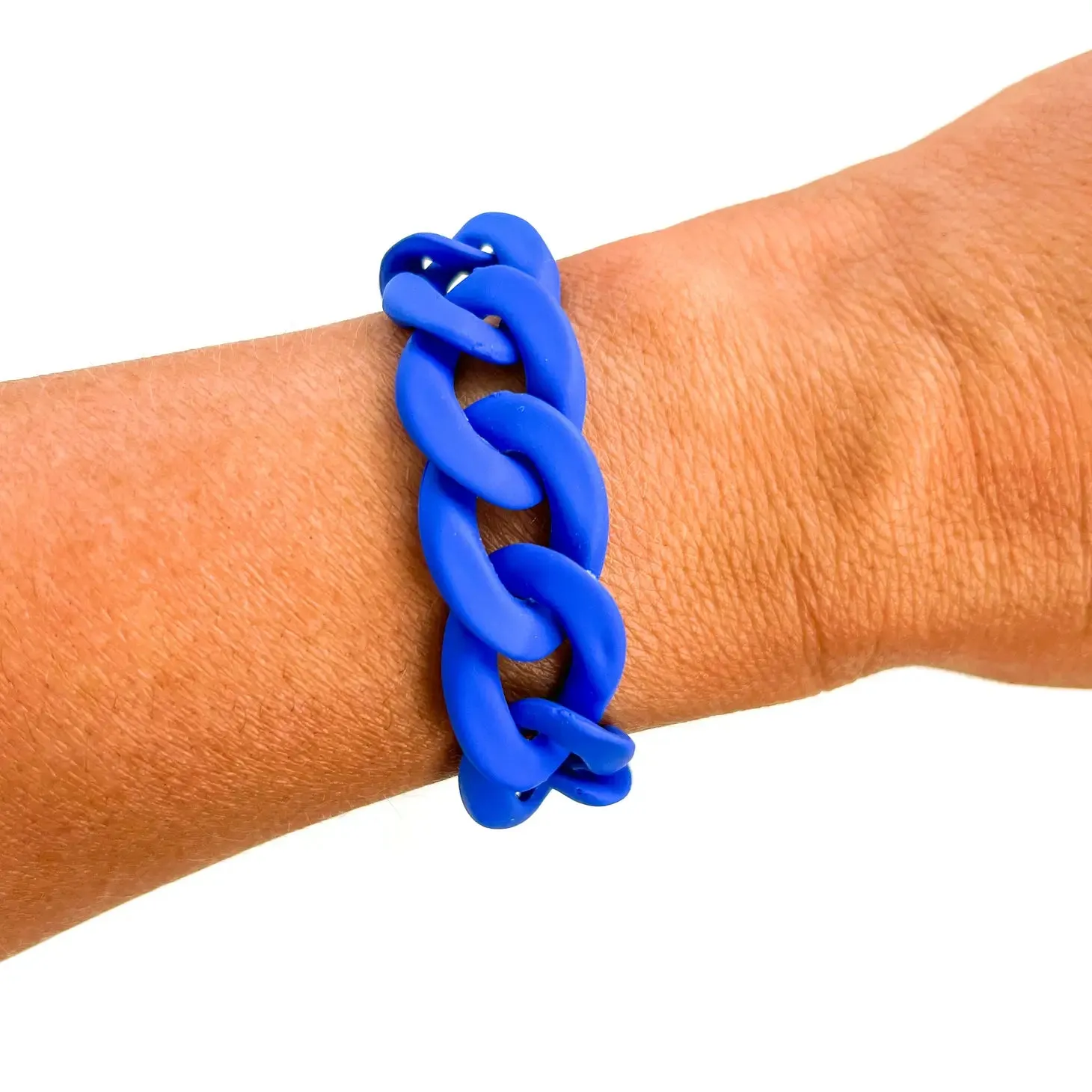Chunky Acrylic Chain Link Bracelet