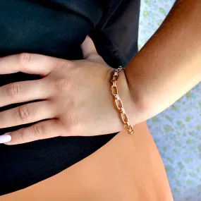Chunky Paperclip Chain Bracelet