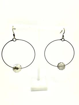 Crystal Drop Hoop