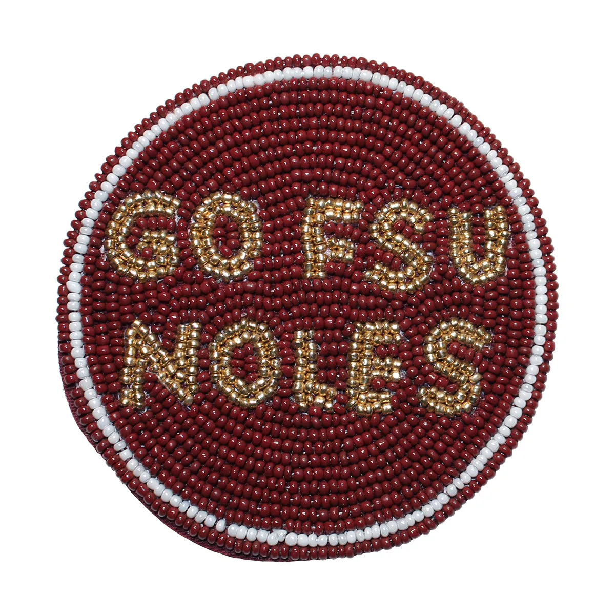 Desden Go FSU Noles Beaded Button