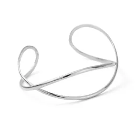 Premium Silver Domenica Cuff Bracelet