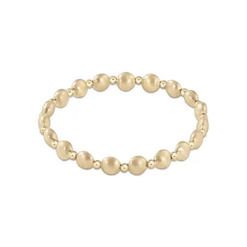 enewton honesty gold grateful pattern 6mm bead bracelet