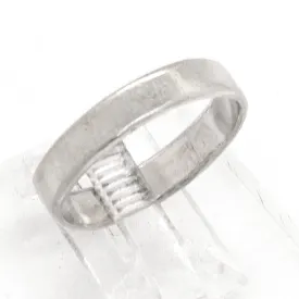 Flat Beaded Brush Finish Band (size 11)
