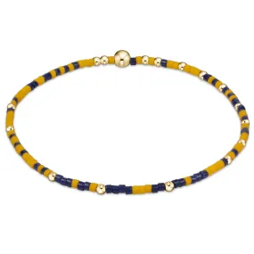 Gameday Hope Unwritten Bracelet - Golden Yellow-Navy