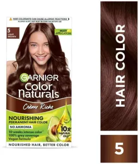 Garnier Color Naturals Crème Hair Colour - Shade 5 Light Brown