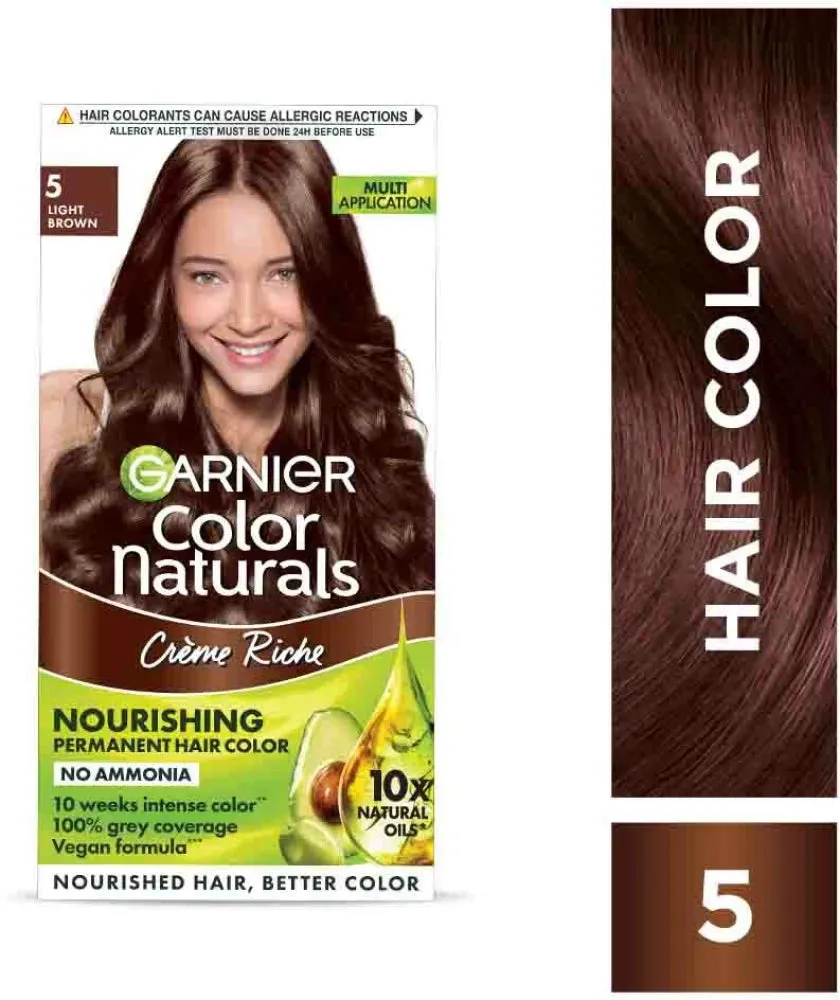 Garnier Color Naturals Crème Hair Colour - Shade 5 Light Brown