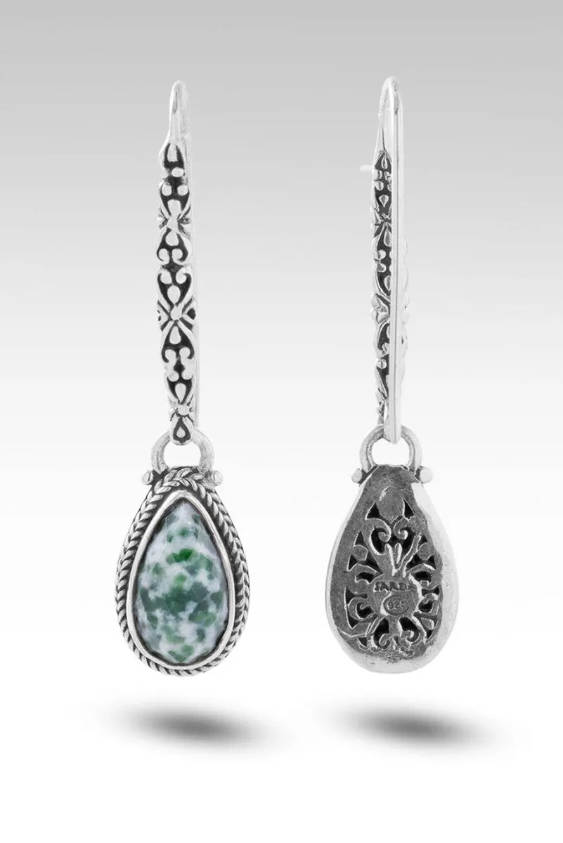 In Everything Give Thanks Earrings™ in Kingfisher Quartz