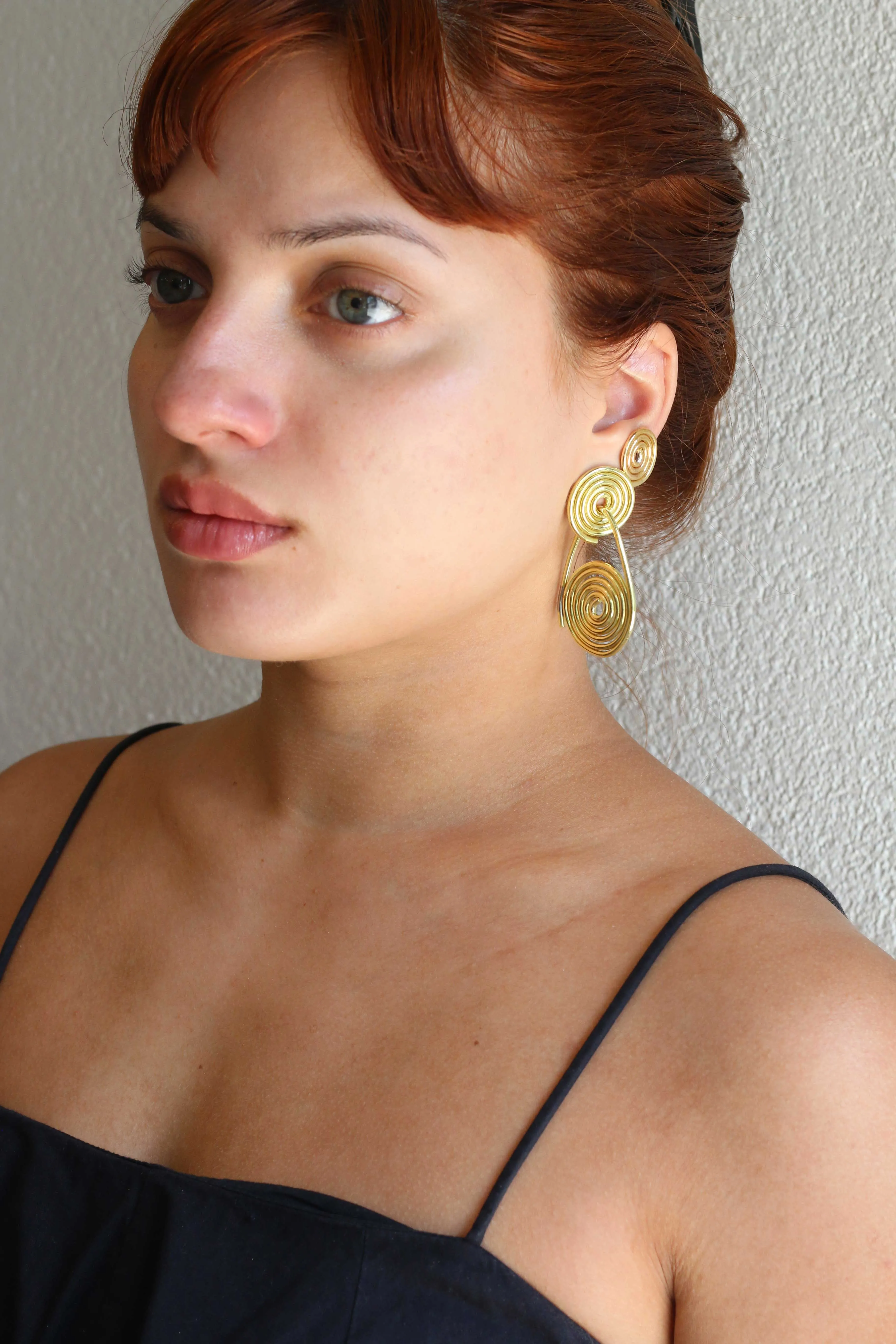 Infinity Swirl Dangle Earrings