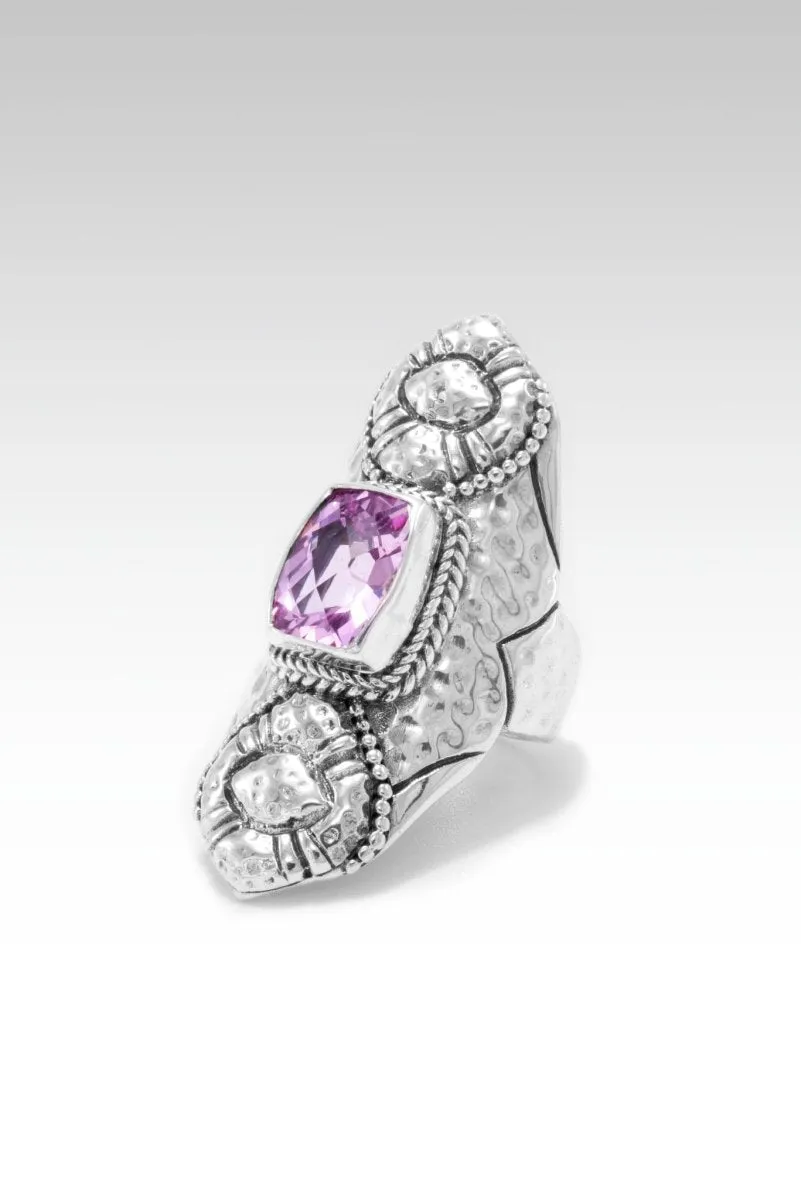 Inner Calm Ring™ in Light Pink Lab Created Sapphire