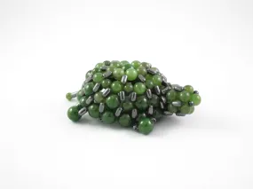 JADE TURTLE, BEADED