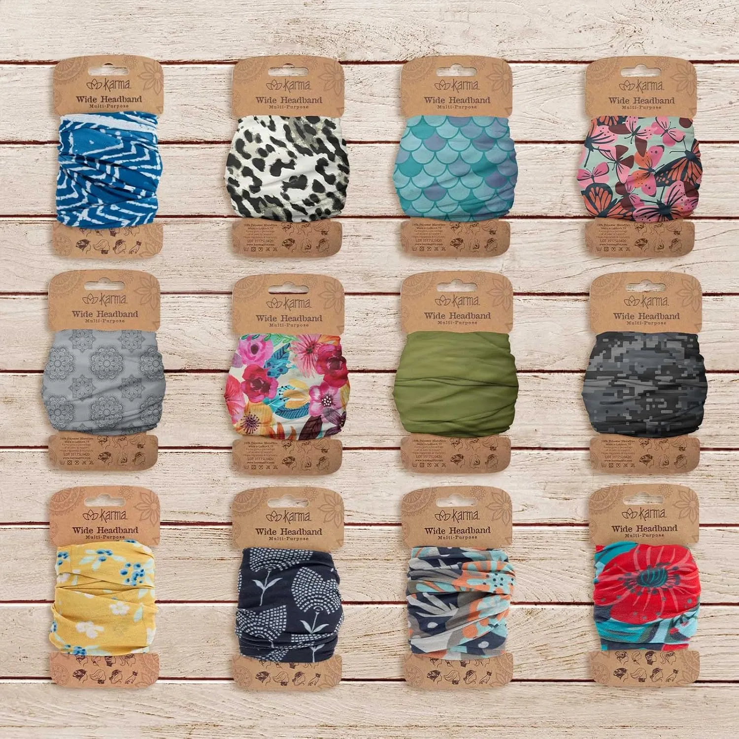 Karma Gifts Wide Headband, Butterfly