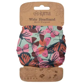 Karma Gifts Wide Headband, Butterfly