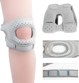 Knee Compression Sleeve Patella Knee Sleeves,Joint Pain Relief,Breathable Adjustable Compression Knee Patellar Pad Tendon Support Sleeve Bracem Knee Brace for Knee Pain