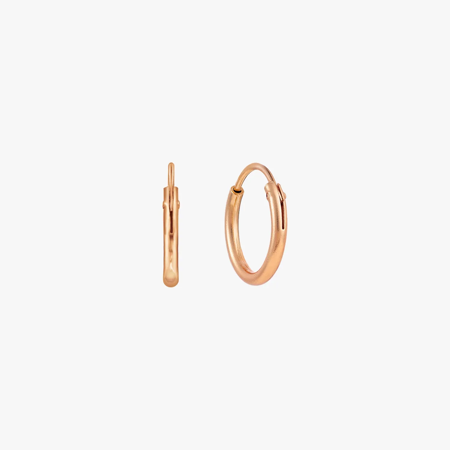 Mini Endless Hoop Earrings