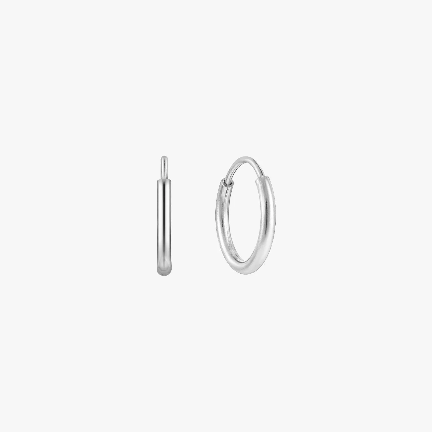 Mini Endless Hoop Earrings