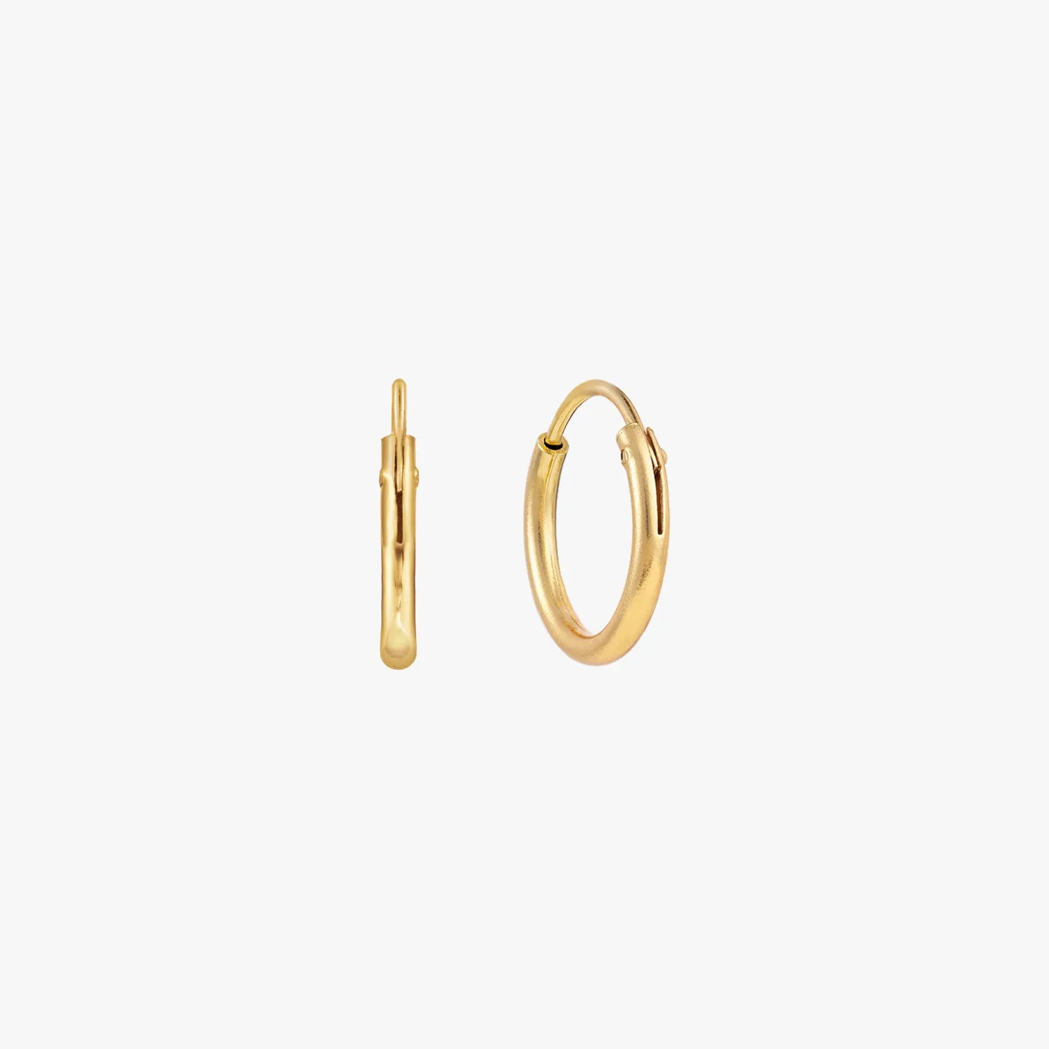 Mini Endless Hoop Earrings