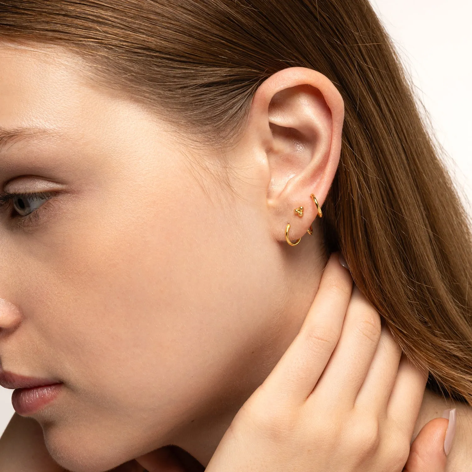 Mini Endless Hoop Earrings